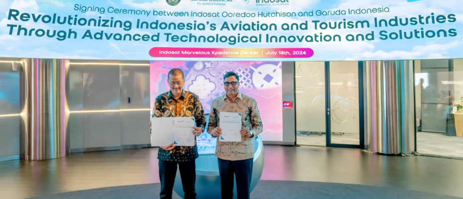 Indosat Ooredoo Hutchison dan Garuda Indonesia Jajaki Kolaborasi Perkuat Akselerasi Pertumbuhan Sektor Penerbangan dan Pariwisata Indonesia