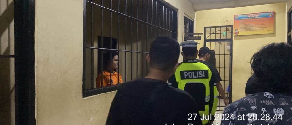 Ciptakan Rasa Aman, Piket Pawas Lakukan Pengecekan Rutin Tahanan di Rutan Polres Kaur