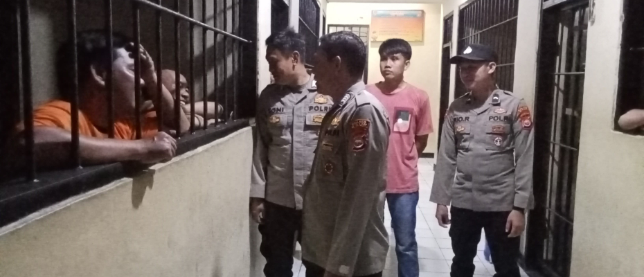 Rutin, Pawas Polres Kaur Cek Ruang Tahanan 