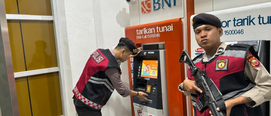 Cek Objek Vital, Sat Samapta Polres Kaur Cegah Gangguan Kamtibmas Seputaran Wilkum 