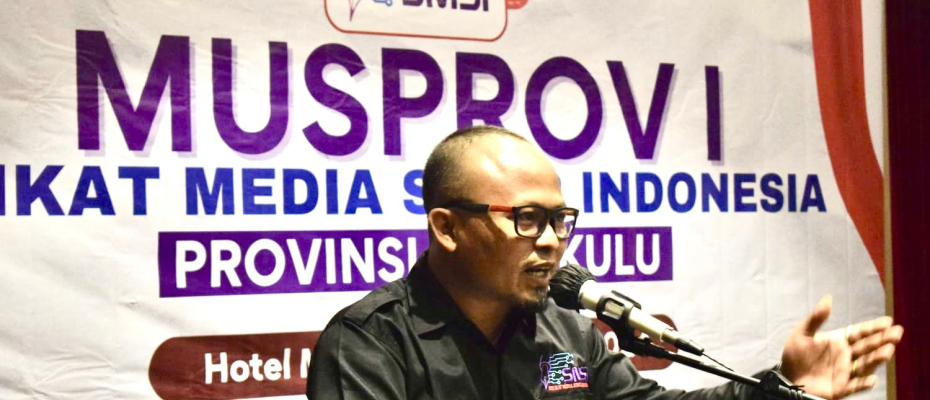 Wibowo Susilo Terpilih Kembali Sebagai Ketua SMSI Provinsi Bengkulu Secara Aklamasi