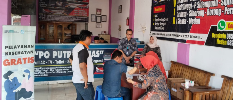 Jasa Raharja Memberikan Pelayanan Kesehatan Gratis Kepada Awak Dan Penumpang Po Putra Simas