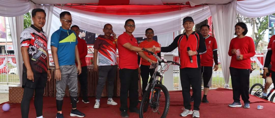 Puncak Hari Pengayoman ke 79 Tahun, Kemenkumham Bengkulu Gelar Fun Bike Bertabur Hadiah