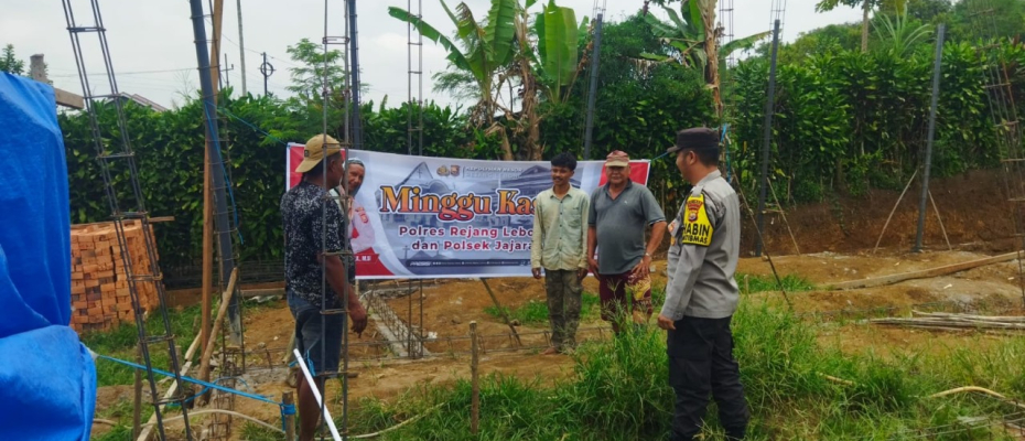 Bhabinamtibmas Polsek Sindang Kelingi Minggu Kasih Bersama Warga Binaan 