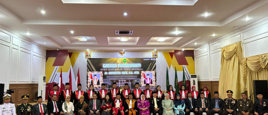 Kapolda Bengkulu Hadiri Wisuda Purnabakti Ketua Pengadilan Tinggi Bengkulu