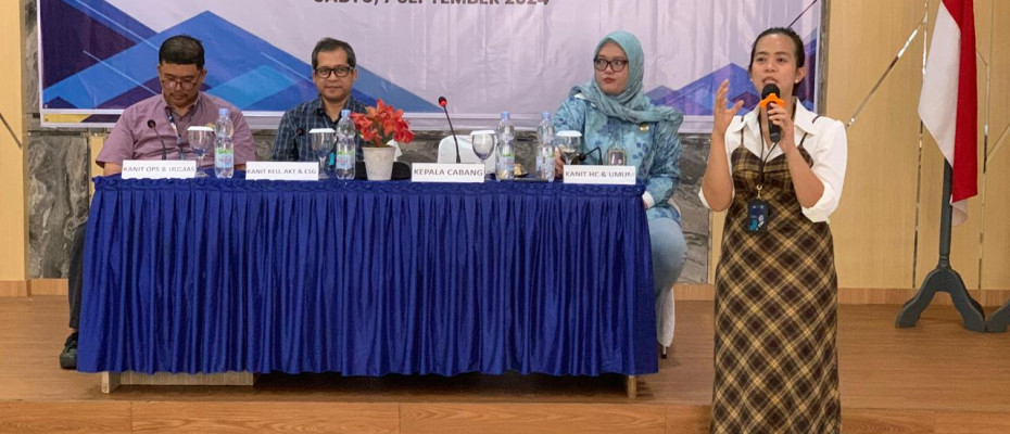 Wujudkan Tata Kelola Perusahaan Yang Baik, Jasa Raharja Bengkulu berikan Pemahaman mengenai Good Corcorate Governance