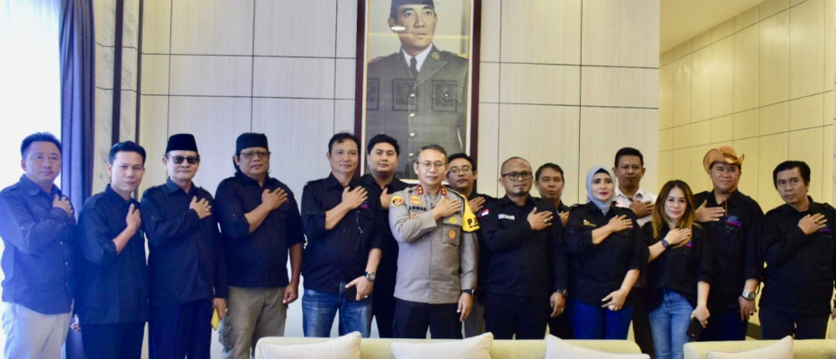 Audiensi dengan Kapolda, SMSI Bengkulu Nyatakan Mendukung Pilkada Damai
