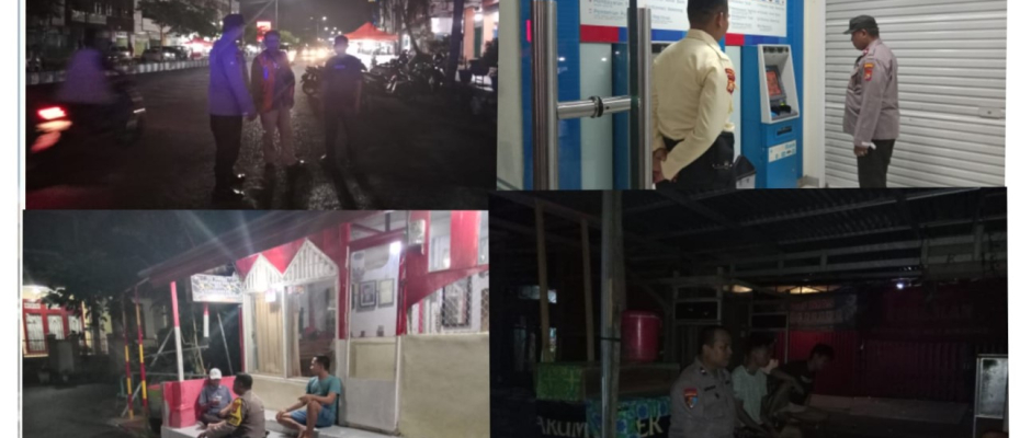Personel Polsek Ratu Samban Sambangi Objek Vital Hingga Pemukiman Penduduk Cegah Gangguan Kamtibmas 