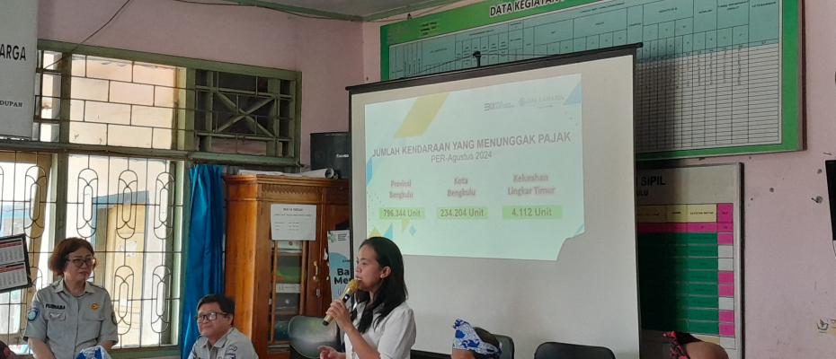 Dorong Kesadaran Membayar Pajak, Jasa Raharja Bengkulu Sosialisasi dengan Perangkat Kelurahan