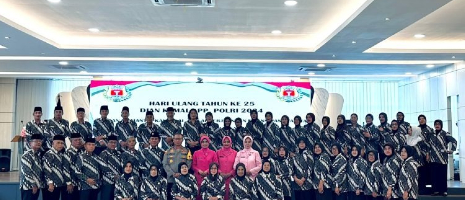 HUT Ke-25 Dian Kemala PP Polri Tahun 2024, Komitmen Menjadi Inspirasi Kehidupan yang Harmonis dalam Keluarga