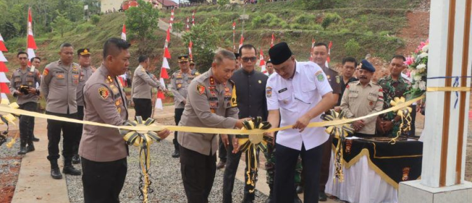 Kunker Ke Mapolres Benteng, Kapolda Bengkulu Resmikan Lapangan Multifungsi Wicaksana Laghawa