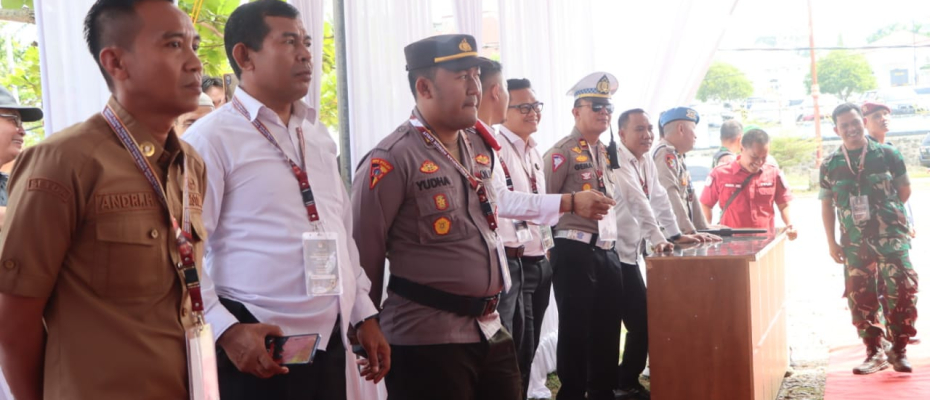 Polres Seluma Laksanakan Pengamanan Pengundian Nomor Urut Bakal Pasangan Calon Bupati dan Wakil Bupati dan Deklarasi Damai Tahun  2024
