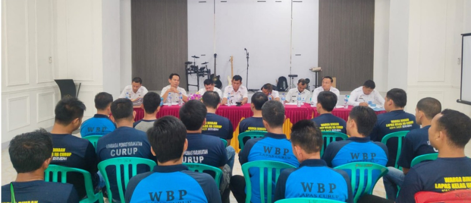 Inovasi Prima, Kalapas Curup Ronaldo Tegaskan Warga Binaan Menjalani Sidang TPP Wajib Ikut Tes Urine Narkoba
