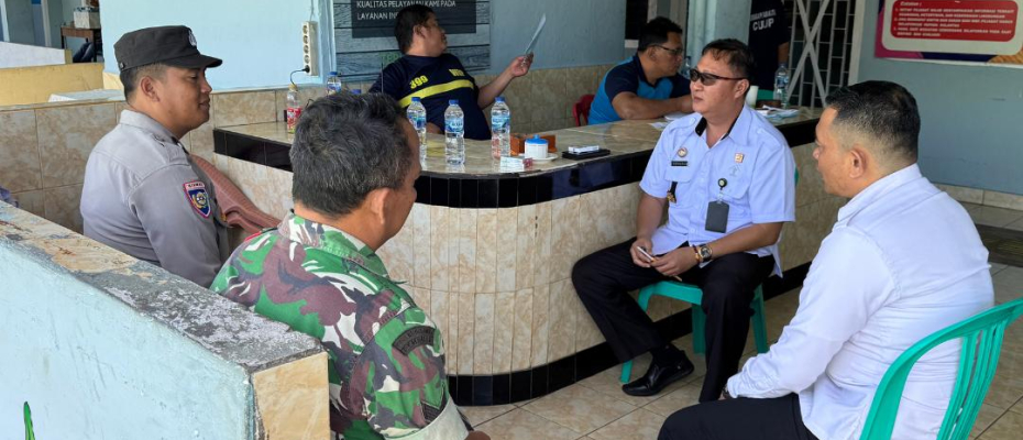 Humanis, Kalapas Curup Ronaldo Terima Kunjungan Patroli Sambang Anggota TNI dan Polri Dalam Bentuk Membangun Sinergitas 