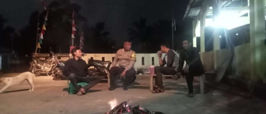  Sambang dan Tatap Muka Bhabinkamtibmas Polsek Bermani Ulu di Desa Purwodadi