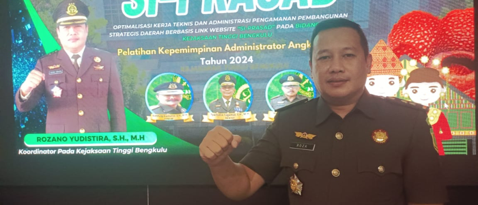 Kejati Bengkulu Luncurkan SI-PRASAD (Sistem Informasi Pengamanan Pembangunan Strategis Daerah) 
