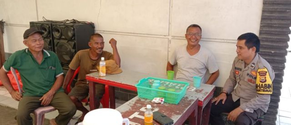 Cooling Sistem, Bhabinkamtibmas Ajak Warga Ciptakan Kamtibmas yang Kondusif di Masa Kampanye