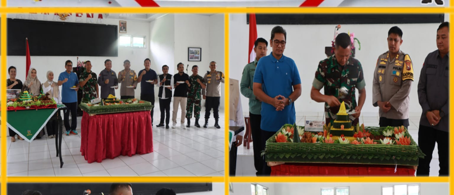 Kapolres Bengkulu Utara Bersama Forkopimda Hadiri Syukuran HUT TNI KE-79