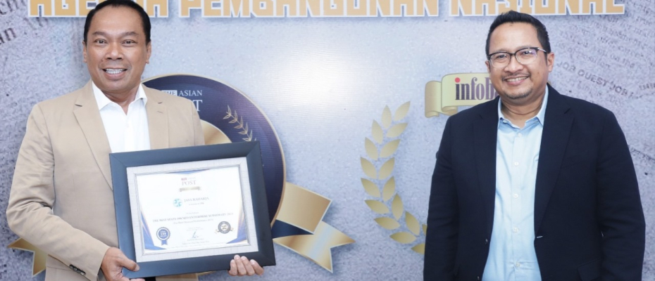 Berhasil Capai Kinerja Unggul, Jasa Raharja Raih Penghargaan dari The Asian Post