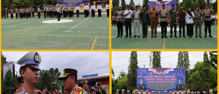Pimpin Apel Gelar Pasukan Operasi Zebra Nala 2024, Kapolres Bengkulu Utara Tekankan Pelaksanaan yang Profesional 