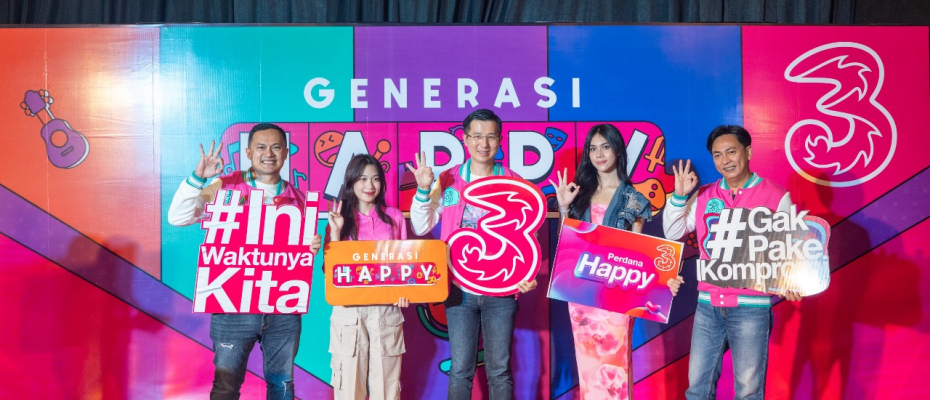Tri Ajak Gen Z di Jambi Tingkatkan Kreativitas dan Potensi Diri Melalui Generasi Happy 2024