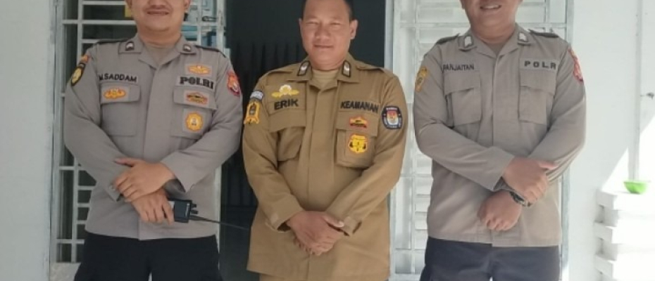 Pastikan Aman, Polres Mukomuko Tingkatkan Pengamanan Kantor KPU dan Bawaslu