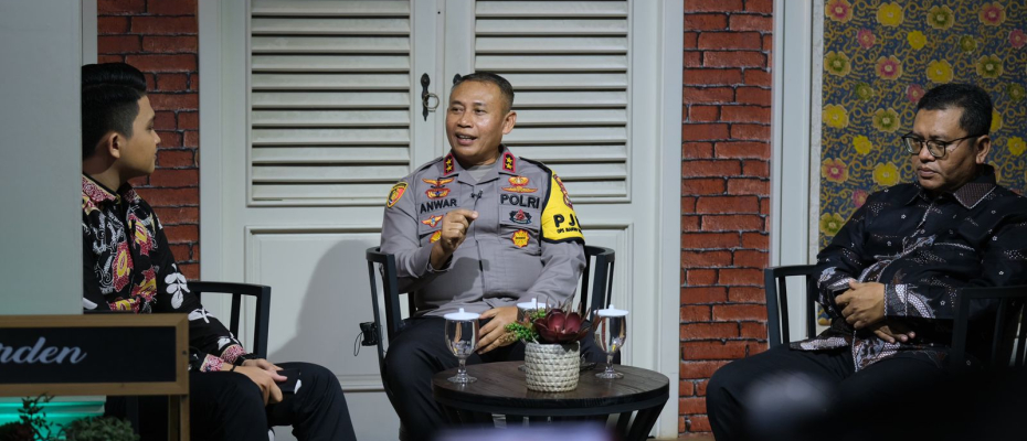 Ajak Masyarakat Bersama Polri Jaga Situasi Kamtibmas Kondusif Jelang Pemilu, Kapolda Bengkulu Talkshow Di TVRI