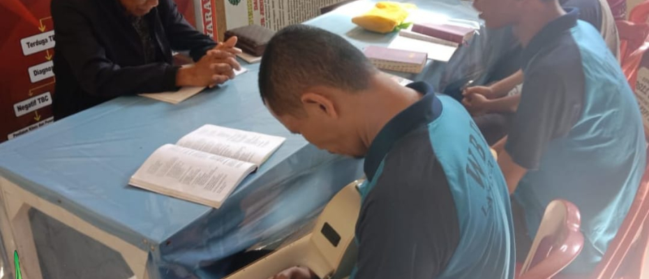 Lapas Curup Berikan Hak Beragama, Warga Binaan Nasrani Jalani Ibadah Minggu Pagi