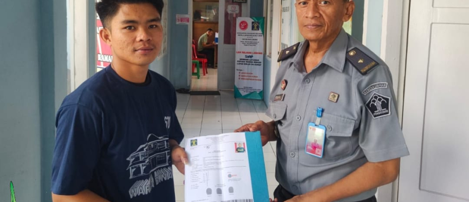 Komitmen Dalam Pemenuhan Hak Integrasi, Satu Warga Binaan Lapas Curup Bebas