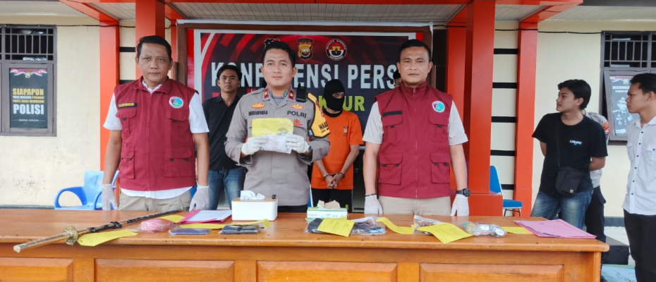 Ungkap Kasus Peredaran Narkoba, Satresnar Polres Kaur Amankan Pengedar dan Kurir, BB 22,34 Gram Sabu
