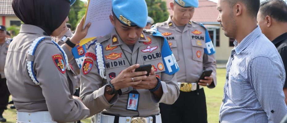 Polres Seluma Gelar Supervisi Gatibplin untuk Pemberantasan Judi Online