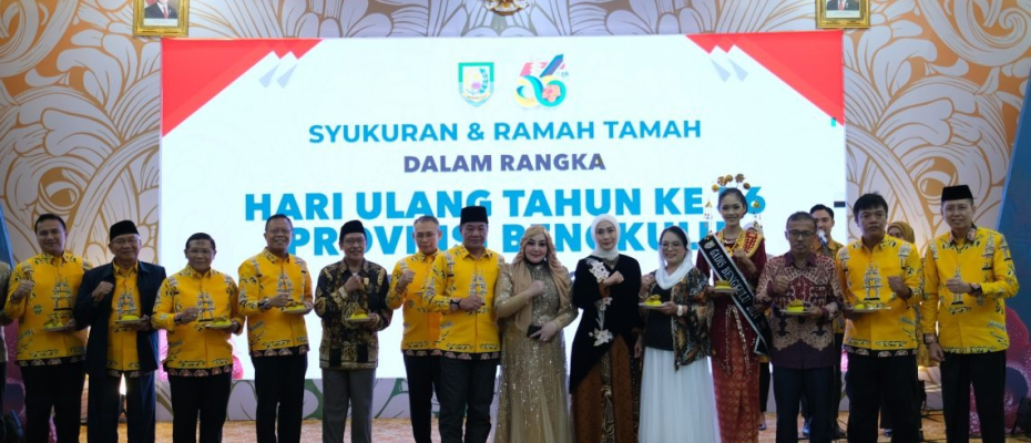 Kapolda Bengkulu Hadiri Syukuran dan Ramah Tamah Peringatan HUT ke-56 Provinsi Bengkulu