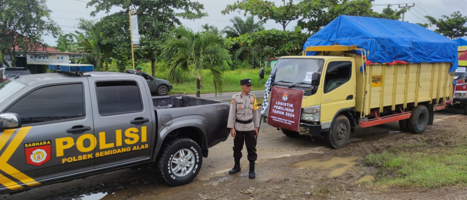 Jamin Keamanan Surat Suara Polres Seluma Kawal Ketat Distribusi Logistik Pilkada 2024