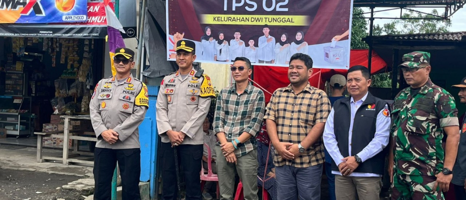 Pastikan Situasi Aman, Kapolres Rejang Lebong dan Forkopimda Tinjau Pelaksanaan Pemungutan Suara Pilkada 2024