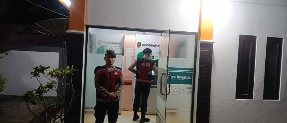 Tingkatkan Pengamanan, Sat Samapta Polres Kaur Patroli Pengecekan Objek Vital 