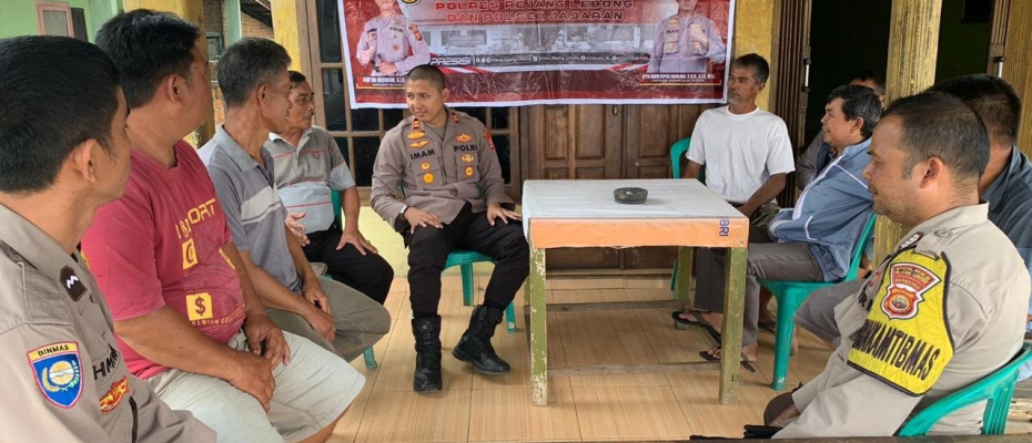 Kapolres Rejang Lebong Hadiri Jumat Curhat di Padang Ulak Tanding, Ajak Masyarakat Jaga Keamanan Lingkungan
