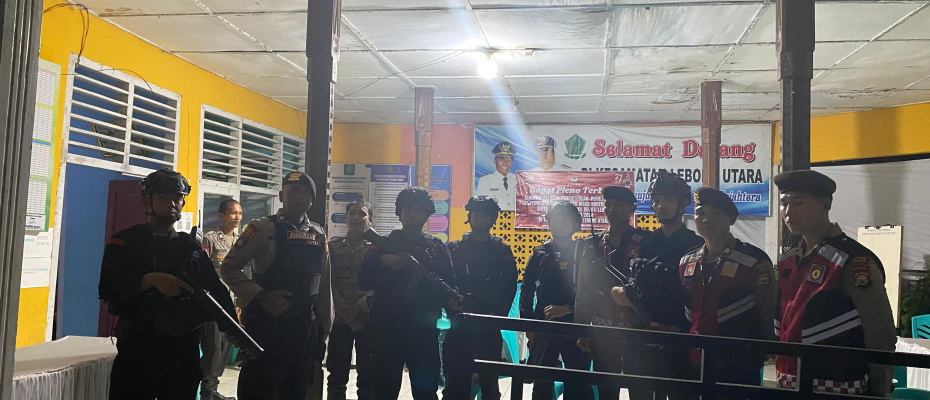 Sat Samapta Polres Lebong dan Brimob Patroli Gabungan