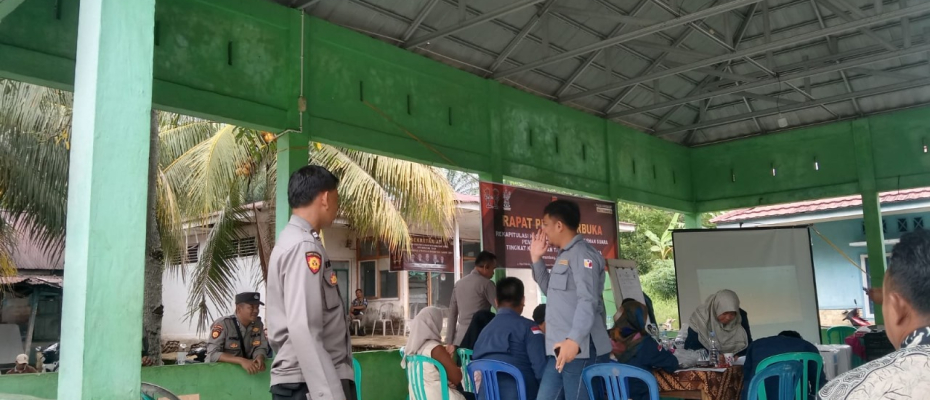 Polres Seluma Amankan Rapat Pleno Terbuka Hasil Penghitungan Suara Pilkada 2024 di Kecamatan Talo