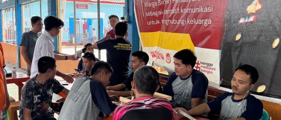 Tim Regu Jaga Lakukan Pengawasan Layanan VIdeo Call Gratis WBP