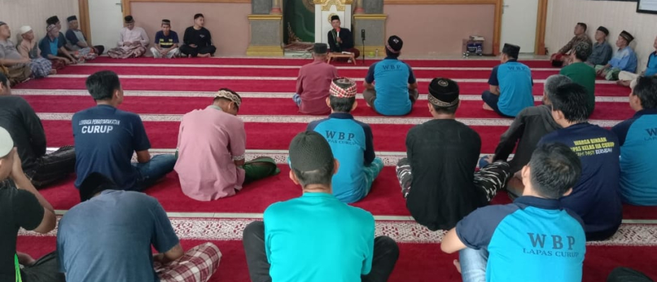 Warga Binaan Lapas Curup Jalani Pembinaan Rohani 
