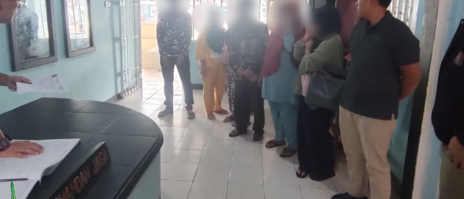 Tahanan Lapas Curup Jalani Persidangan