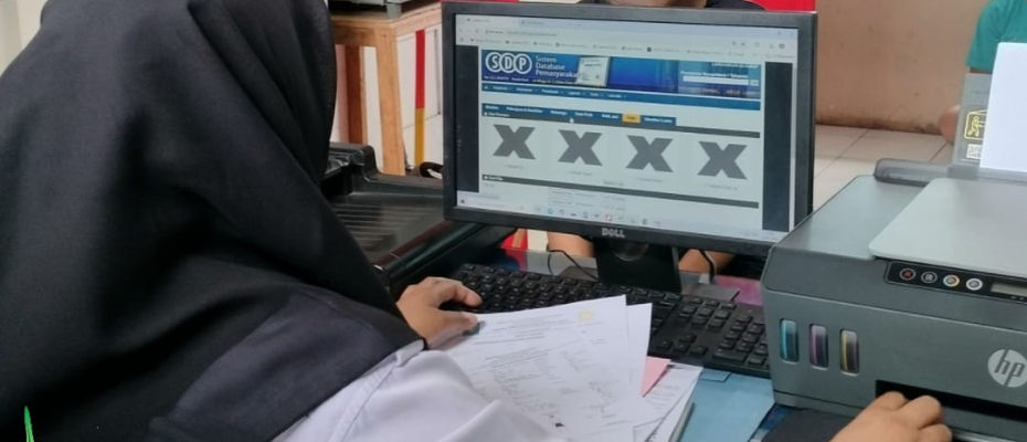 Rutin Input Data Tahanan Lapas Curup Melalui Aplikasi SDP 