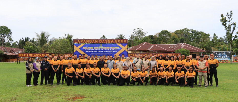 Sebanyak 176 Peserta CPNS Kemenkumham Bengkulu Jalani Seleksi Kesamaptaan di Brimob Polda Bengkulu