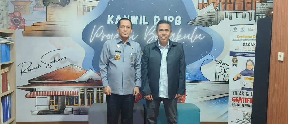 Santosa Kakanwil Kemenkumham Bengkulu Lakukan Kunjungan di Kantor DJPb Bengkulu 
