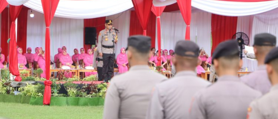 Bentuk kepedulian Kapolda Bengkulu , Lakukan Pembinaan Personil Agar menjadi Pribadi yang lebih baik