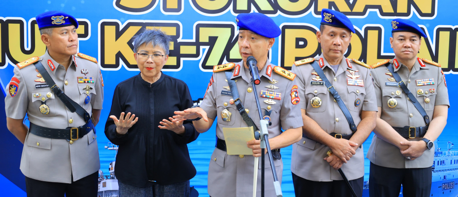 Polairud Baharkam Polri Rayakan HUT ke-74 dengan Semangat Mengamankan Sumber Daya Kelautan