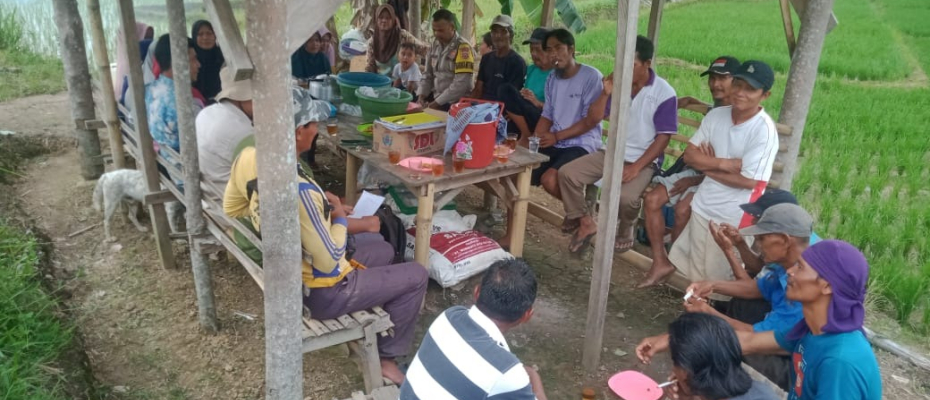 Polsek PUT Hadiri Pertemuan Kelompok Tani di Kecamatan PUT Rejang Lebong