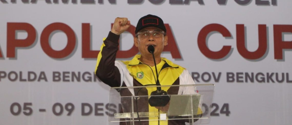 Kapolda Bengkulu Resmi Membuka Turnamen Voli “Kapolda Cup” 2024, 12 Tim dari Seluruh Kabupaten Bersaing di GOR Sawah Lebar