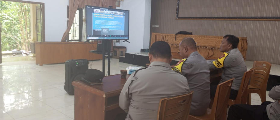 Polres Lebong Ikuti Pelatihan Gugus Tugas Polri Dalam Rangka Mendukung Program Ketahanan Pangan