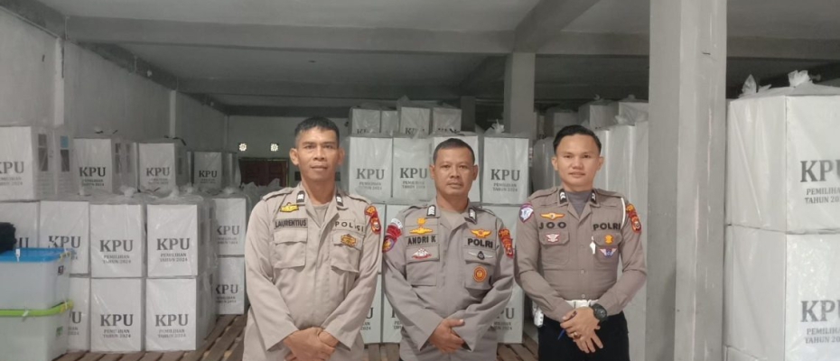 Polres Kaur Perketat Pengamanan Pasca Pilkada 2024: Fokus pada Kantor KPU dan Gudang Logistik